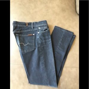 7 For All Mankind Straight Jeans 27